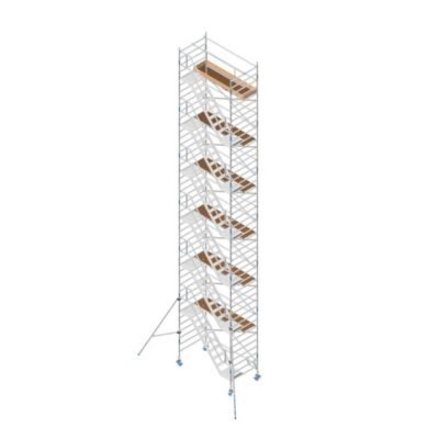 Andamio móvil con escalera interior Profesional 135x190cm 14,30m altura de trabajo